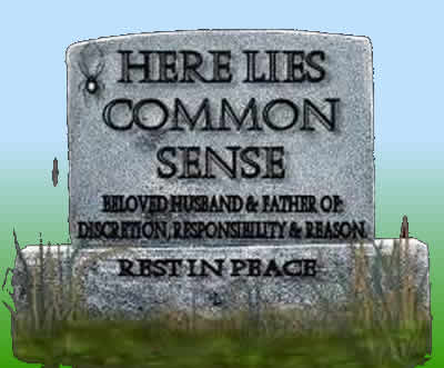 Common Sense Tombstone